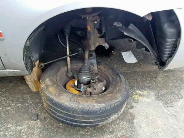 1G8AF52F85Z157886 - 2005 SATURN ION LEVEL SILVER photo 9