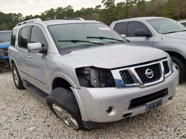 5N1BA0NF0CN617453 - 2012 NISSAN ARMADA SV SILVER photo 1