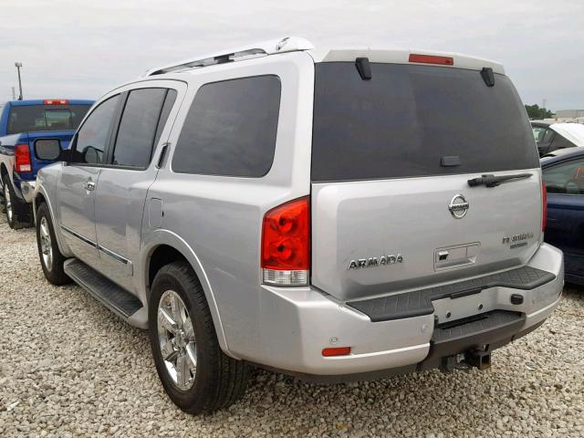 5N1BA0NF0CN617453 - 2012 NISSAN ARMADA SV SILVER photo 3