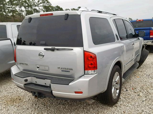 5N1BA0NF0CN617453 - 2012 NISSAN ARMADA SV SILVER photo 4