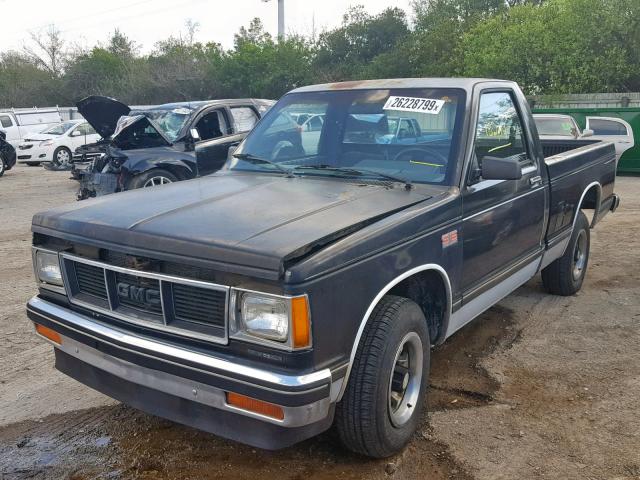 1GTBS14R1J8513648 - 1988 GMC S TRUCK S1 BLACK photo 2