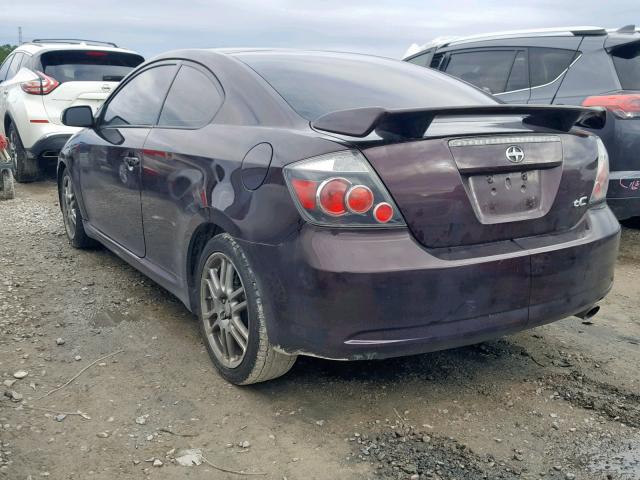 JTKDE3B72A0318243 - 2010 TOYOTA SCION TC 栗色 照片 3