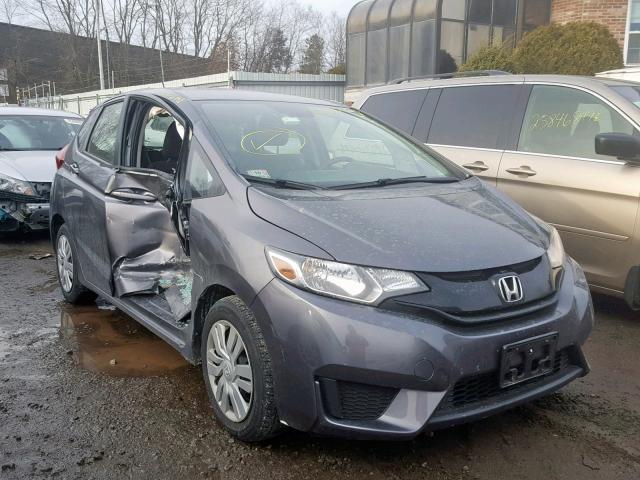 JHMGK5H50GS013155 - 2016 HONDA FIT LX GRAY photo 1