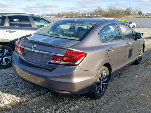 19XFB2F90DE019909 - 2013 HONDA CIVIC EXL GRAY photo 4