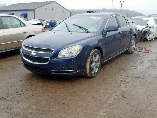 1G1ZD5EB5AF223676 - 2010 CHEVROLET MALIBU 2LT BLUE photo 2