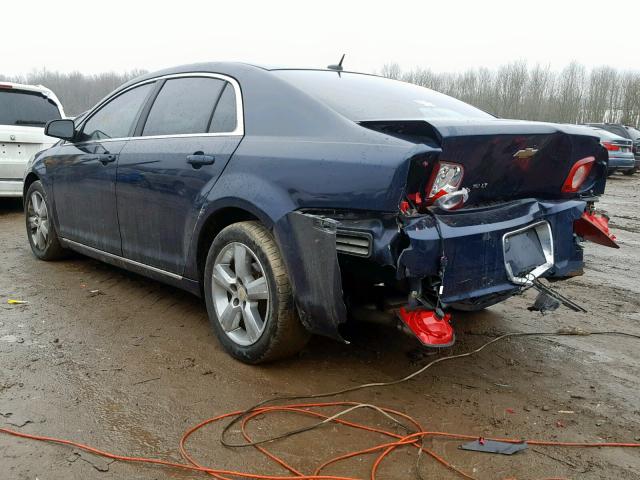 1G1ZD5EB5AF223676 - 2010 CHEVROLET MALIBU 2LT BLUE photo 3