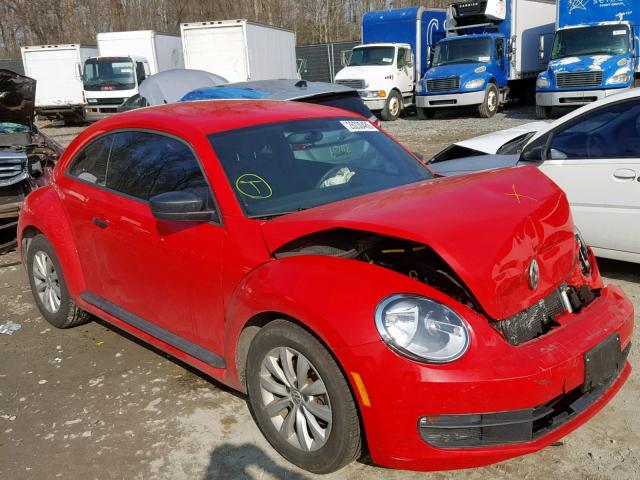 3VWF17AT9FM655351 - 2015 VOLKSWAGEN BEETLE 1.8 RED photo 1