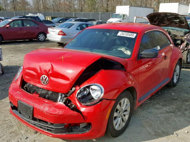 3VWF17AT9FM655351 - 2015 VOLKSWAGEN BEETLE 1.8 RED photo 2