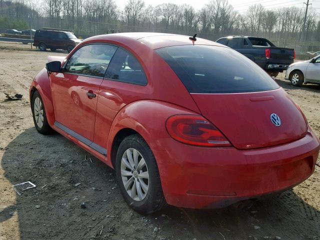 3VWF17AT9FM655351 - 2015 VOLKSWAGEN BEETLE 1.8 RED photo 3