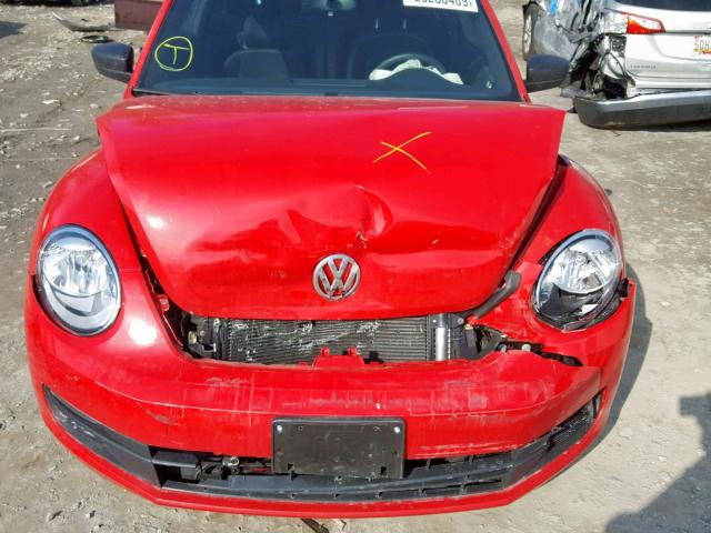 3VWF17AT9FM655351 - 2015 VOLKSWAGEN BEETLE 1.8 RED photo 7