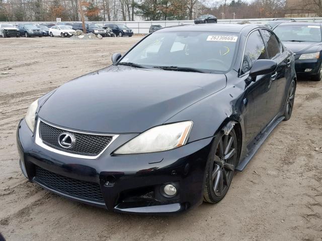 JTHBP262485002713 - 2008 LEXUS IS-F BLACK photo 2