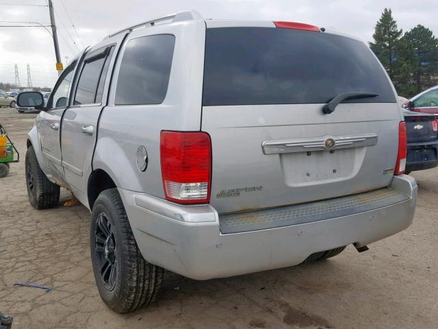 1A8HW58P77F538078 - 2007 CHRYSLER ASPEN LIMI SILVER photo 3