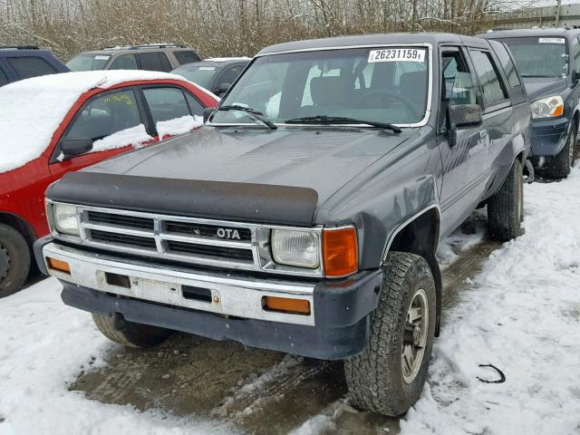 JT3VN66W9J0017357 - 1988 TOYOTA 4RUNNER VN GRAY photo 2