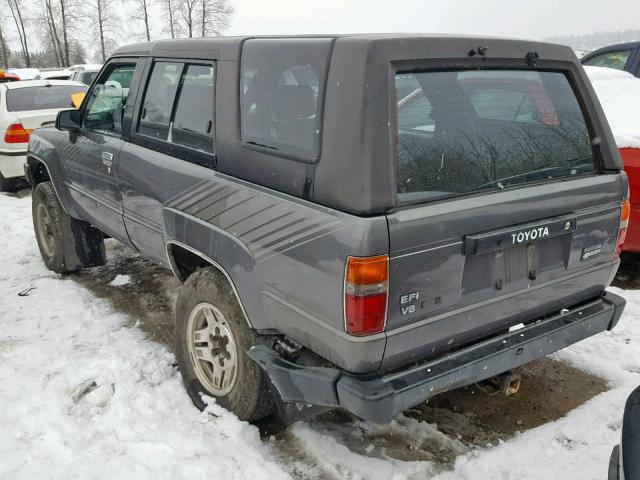 JT3VN66W9J0017357 - 1988 TOYOTA 4RUNNER VN GRAY photo 3