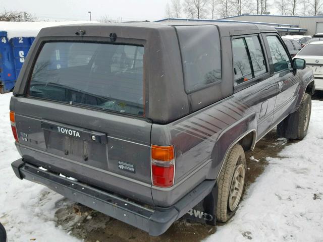 JT3VN66W9J0017357 - 1988 TOYOTA 4RUNNER VN GRAY photo 4