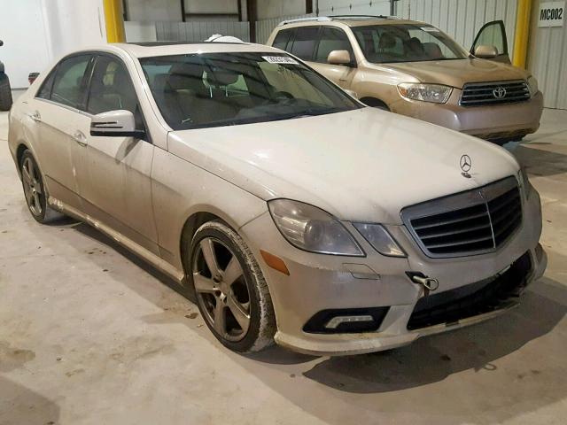 WDDHF5GB4AA079616 - 2010 MERCEDES-BENZ E 350 WHITE photo 1