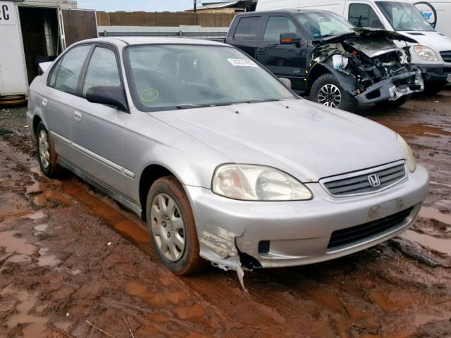 2HGEJ6616YH557994 - 2000 HONDA CIVIC BASE SILVER photo 1