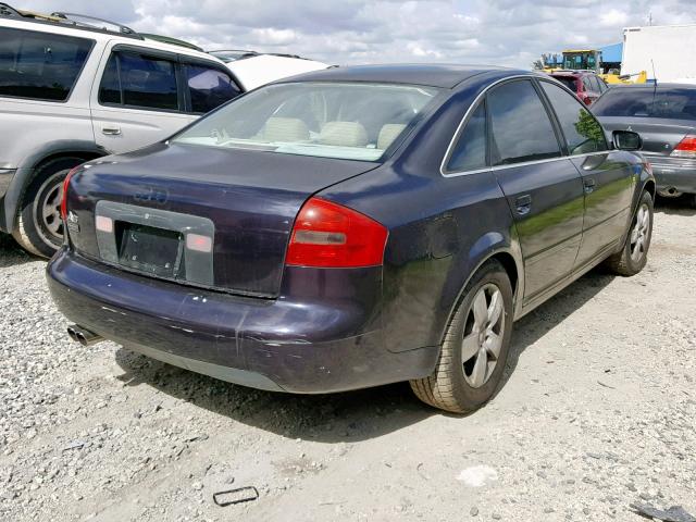 WAUJT64B93N034968 - 2003 AUDI A6 3 BLUE photo 4