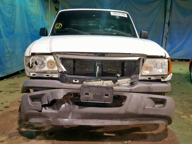 1FTYR10D03PA69753 - 2003 FORD RANGER WHITE photo 9