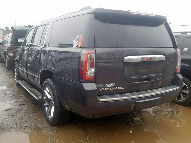 1GKS2HKJXGR135066 - 2016 GMC YUKON XL D GRAY photo 3