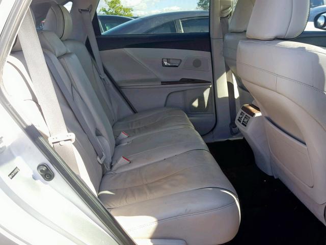 4T3BK11A19U002641 - 2009 TOYOTA VENZA SILVER photo 6