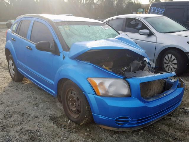 1B3HB28BX8D586016 - 2008 DODGE CALIBER BLUE photo 1