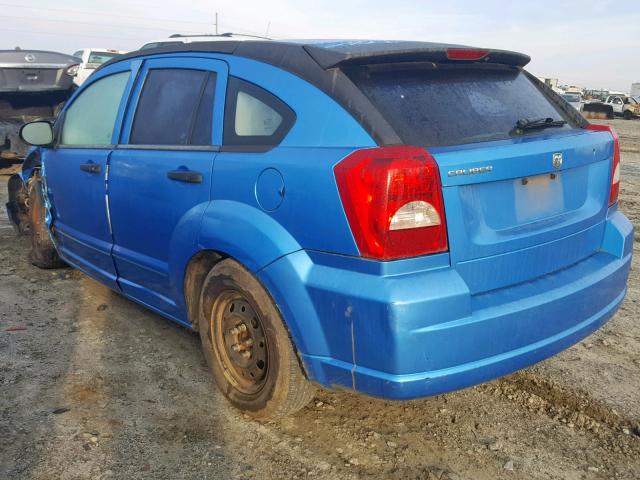 1B3HB28BX8D586016 - 2008 DODGE CALIBER BLUE photo 3