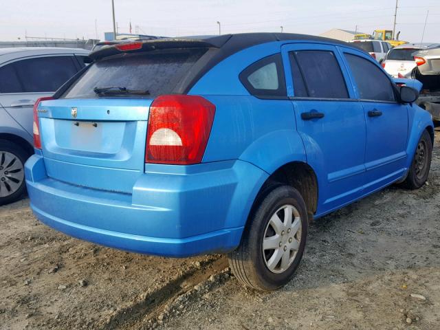 1B3HB28BX8D586016 - 2008 DODGE CALIBER BLUE photo 4