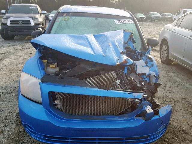 1B3HB28BX8D586016 - 2008 DODGE CALIBER BLUE photo 9