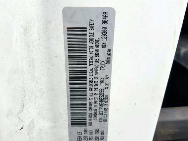 3C6TRVNG4HE522551 - 2017 RAM PROMASTER 白色 照片 10
