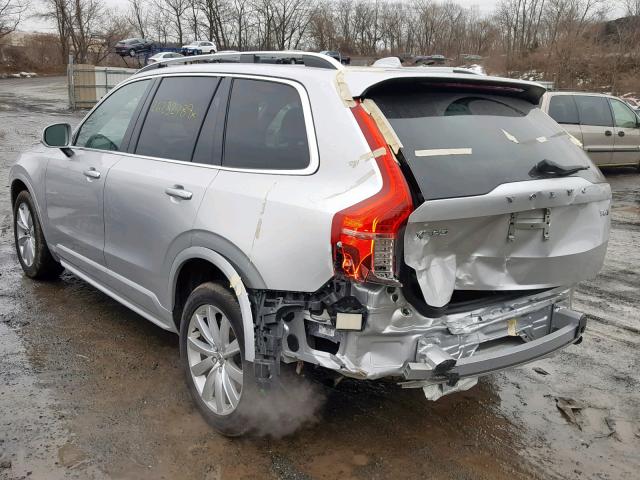 YV4A22PK3J1208738 - 2018 VOLVO XC90 T6 SILVER photo 3