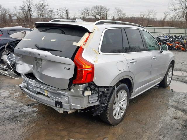 YV4A22PK3J1208738 - 2018 VOLVO XC90 T6 SILVER photo 4