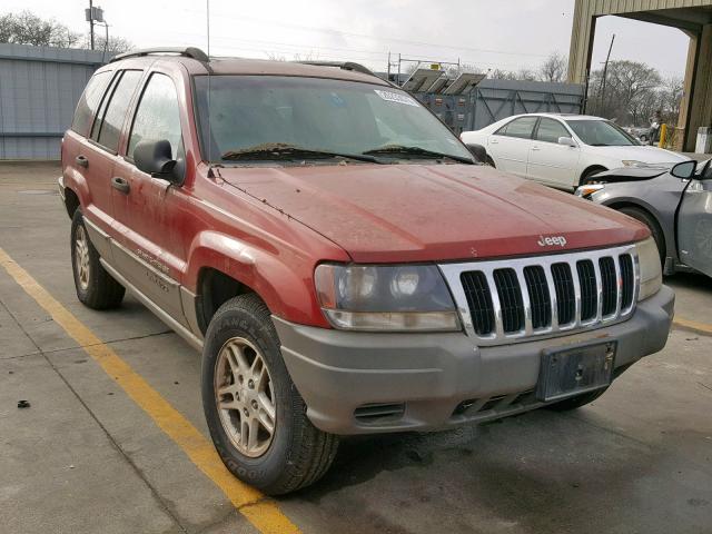 1J4GX48SX2C313883 - 2002 JEEP GRAND CHER MAROON photo 1