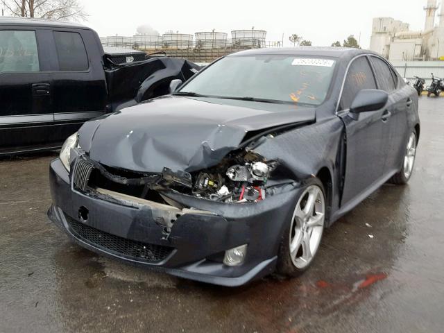 JTHBK262982072899 - 2008 LEXUS IS 250 GRAY photo 2