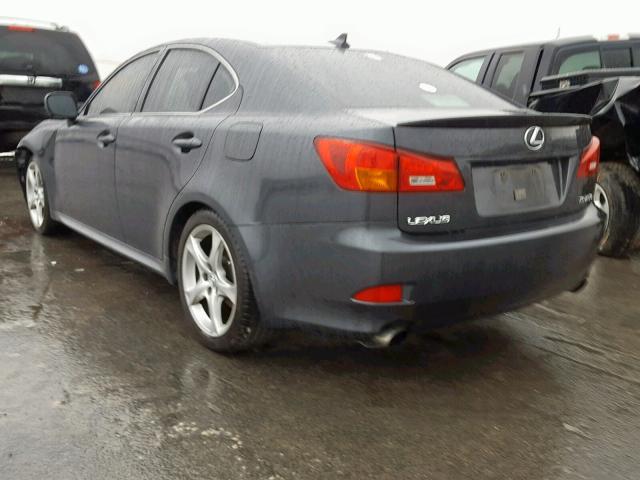 JTHBK262982072899 - 2008 LEXUS IS 250 GRAY photo 3