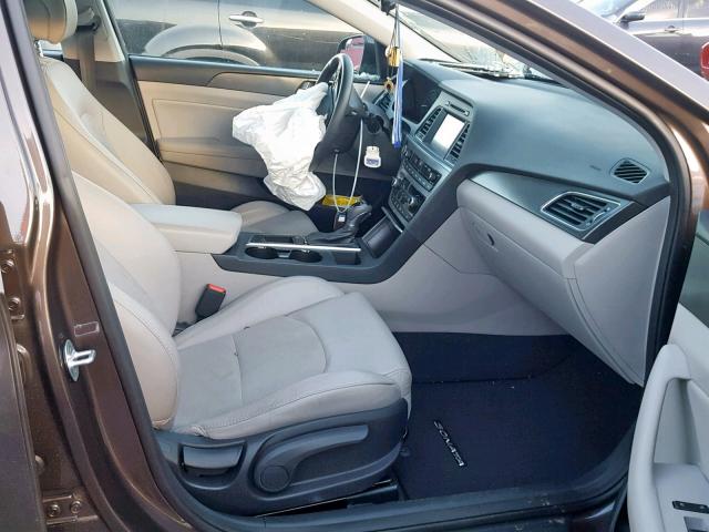 5NPE34AF8GH431299 - 2016 HYUNDAI SONATA SPO GRAY photo 5