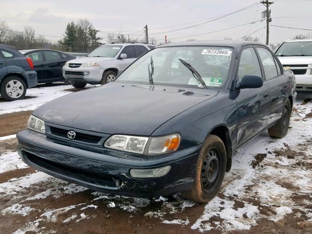 2T1BB02E2TC176375 - 1996 TOYOTA COROLLA DX GREEN photo 2