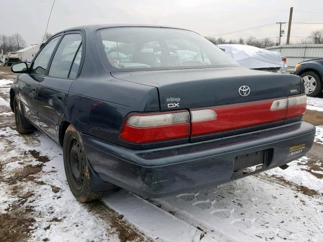 2T1BB02E2TC176375 - 1996 TOYOTA COROLLA DX GREEN photo 3