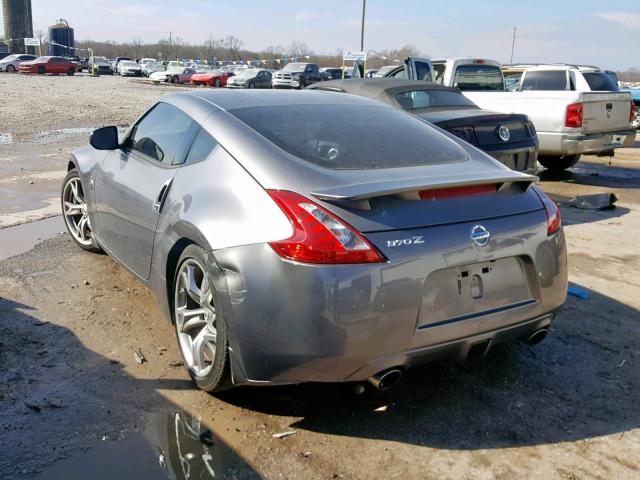 JN1AZ4EH6CM560198 - 2012 NISSAN 370Z BASE GRAY photo 3