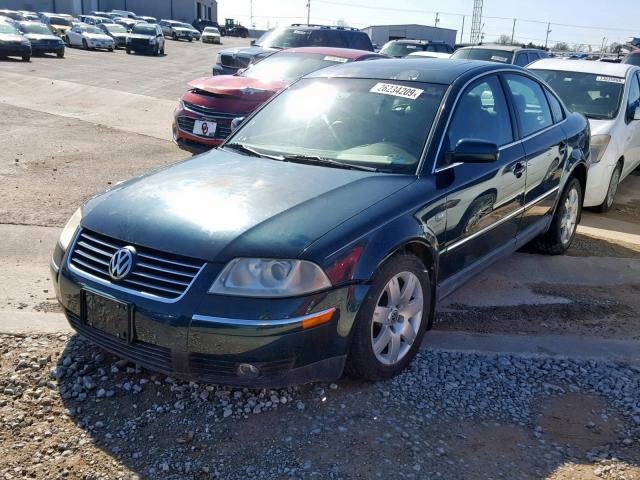 WVWRH63B32P071851 - 2002 VOLKSWAGEN PASSAT GLX 绿色 照片 2