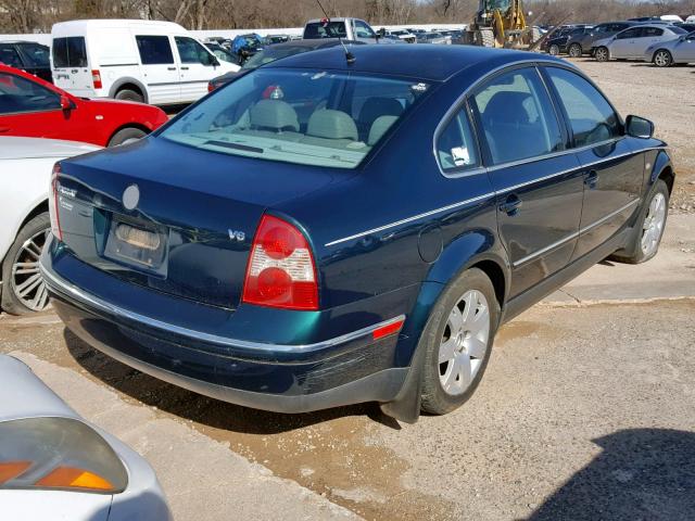 WVWRH63B32P071851 - 2002 VOLKSWAGEN PASSAT GLX 绿色 照片 4