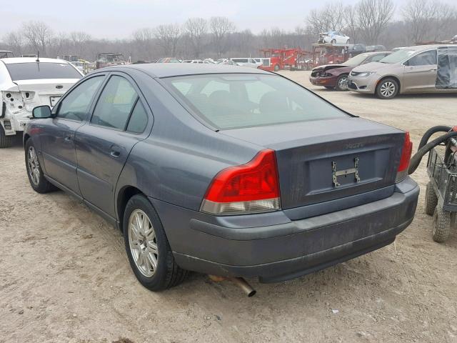 YV1RS61T042363190 - 2004 VOLVO S60 GRAY photo 3