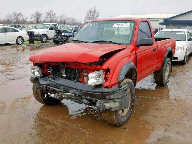 5TENM92N11Z823884 - 2001 TOYOTA TACOMA PRE RED photo 2