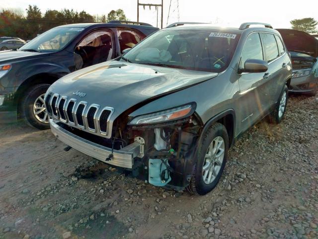 1C4PJMCS0FW768275 - 2015 JEEP CHEROKEE L SILVER photo 2