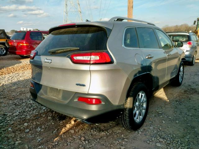 1C4PJMCS0FW768275 - 2015 JEEP CHEROKEE L SILVER photo 4