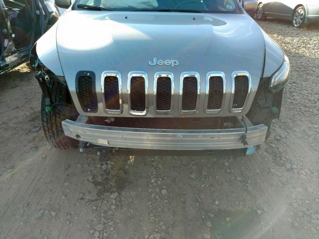 1C4PJMCS0FW768275 - 2015 JEEP CHEROKEE L SILVER photo 9