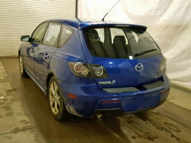 JM1BK344771752302 - 2007 MAZDA 3 HATCHBAC BLUE photo 3