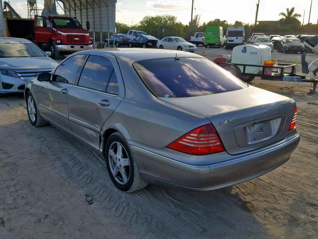 WDBNG70J15A446354 - 2005 MERCEDES-BENZ S 430 GOLD photo 3