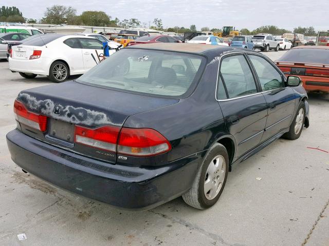 1HGCG16532A049712 - 2002 HONDA ACCORD EX BLACK photo 4