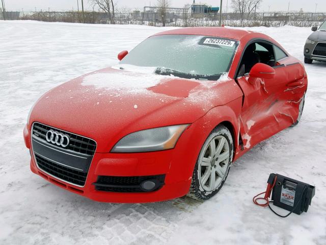 TRUDD38J281032674 - 2008 AUDI TT 3.2 QUA RED photo 2